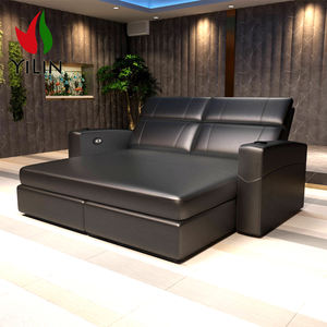 새로운 스타일의 영화관 좌석 개인 냉각 컵 홀더 홈 시네마 소파 <span class=keywords><strong>4</strong></span> 좌석 시네마 안락 의자 소파 침대 - Product Image 4