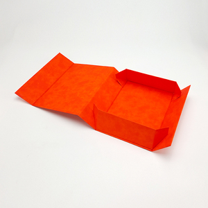 Custom Orange Luxury Cardboard Paper <b>Gift</b> <b>Box</b> Rigid UV Advantage Packaging Sponge Liner Foil Specifications Customizable Shape - Product Image 5