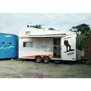 New Design Prefab Mobile Homes Tiny Caravan Prefabricated Camping Family House