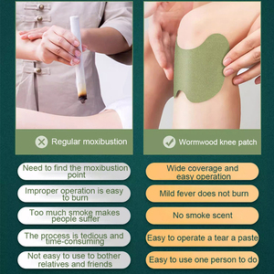 Produk Tren Plester Nyeri Lutut Bahan Alami Plester Pereda Nyeri Wormwood Plester Moxibustion untuk Nyeri Lutut - Product Image 5
