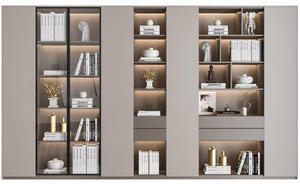 Melamine All-purpose Bookcase, Storage for Books, Documents, Toys and Daily Necessities in One <strong>Unit</strong> - Product Image 2