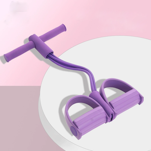 Nhà Phòng Tập Thể Dục Tập Thể Dục Thiết Bị 4 Ống TPE <span class=keywords><strong>Resistance</strong></span> Bands Đạp Exerciser Ngồi-up Kéo Sợi Dây Thừng Expander Ban Nhạc Đàn Hồi Cho Yoga Pilates - Product Image 1