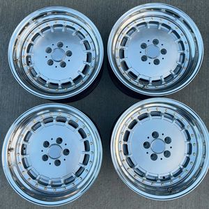 Ruote Bku da 2 Pezzi Forgiate con Canale Rovesciato per <span class=keywords><strong>Mercedes</strong></span> W124 W160 <span class=keywords><strong>W126</strong></span> W114 C126 Classe SL, Cerchi in Lega 5x112 da 18 e 17 Pollici - Product Image 4