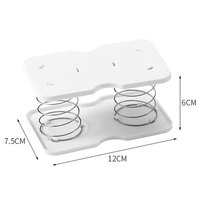 Boîte à mouchoirs de table à levage automatique en acier inoxydable de haute précision distributeur de serviettes de table à ressort de compression