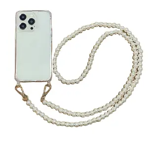 Top Sản phẩm bán chạy Phụ kiện điện thoại chống sốc điện thoại ngọc trai Crossbody chuỗi trường hợp Đối với Samsung S23 <span class=keywords><strong>20</strong></span> FE cho <span class=keywords><strong>Iphone</strong></span> 17 16 15 14 - Product Image 1