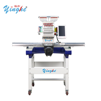 Machine à broder informatisée Yinghe pour casquettes/t-shirts/objets plats/chaussettes/jeans, une tête, 9/12/15 aiguilles, format plus grand