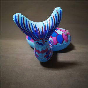 Bán buôn PVC Nàng Tiên Cá Inflatable xô cho mùa hè bên tùy chỉnh nóng uống rượu giữ chai nổi <span class=keywords><strong>Ice</strong></span> đồ uống nhựa - Product Image 6