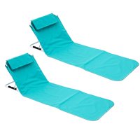 Vente en gros de tatami paresseux pliable et réglable pour les loisirs, chaise avec support dorsal pour camping et plage