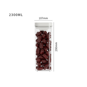 Kín thực phẩm lưu trữ <span class=keywords><strong>Container</strong></span> có nắp đậy <span class=keywords><strong>Top</strong></span> <span class=keywords><strong>Pop</strong></span> một nút điều khiển Stackable khô ngũ cốc <span class=keywords><strong>container</strong></span> cho phòng đựng thức ăn cà phê đường - Product Image 5