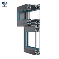 Fenêtre à persiennes insonorisante et ventilée, en aluminium à rupture de pont thermique, isolante et résistante aux intempéries pour balcon résidentiel