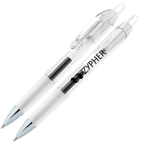 Stylo Gel Intensity Clic Personnalisable avec Logo, Action à Levier Rétractable, Pointe Fine 0,7 mm, Poignée en Caoutchouc, Sérigraphie, Vente en Gros - Product Image 3