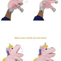 Marionnette Licorne en Peluche Éducative pour Enfants, Rembourrée en Coton PP, Écologique, Personnalisée en Usine – Offre Spéciale
