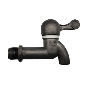 Hot Sale Wall Mounted <b>Plastic</b> <b>Kitchen</b> and Bathroom Water Tap Faucet in Black Color - Product Image 3