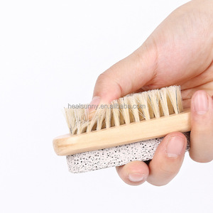 Gommage double face 2 <span class=keywords><strong>en</strong></span> 1 pour le soin des pieds avec manche <span class=keywords><strong>en</strong></span> bois <span class=keywords><strong>Lime</strong></span> <span class=keywords><strong>à</strong></span> pieds et <span class=keywords><strong>pierre</strong></span> ponce Brosse de nettoyage Brosse <span class=keywords><strong>à</strong></span> <span class=keywords><strong>ongles</strong></span> - Product Image 6