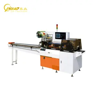 Automatic Arabian Flatbread Naan Paratha Packing Machine Big Bread wrapping with Trays