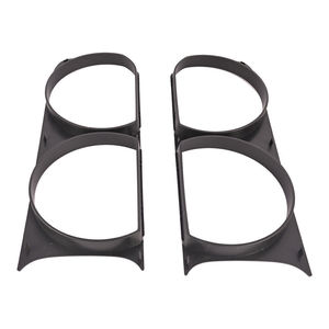 Marco embellecedor de faros delanteros Dodge Challenger, par, ABS, reemplazo, 08-14, fijación con tornillos - Product Image 5