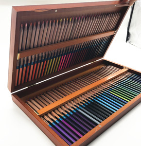 Deli — Kit de crayon coloré professionnel de haute qualité, fournitures d'art, boîte en bois, 72 couleurs pour enfants - Product Image 5