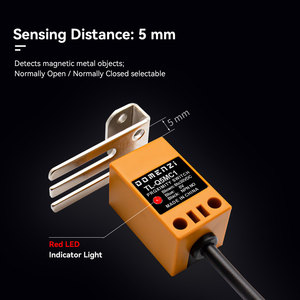DOMENZI TL-Q5MC1 NPN Normalde Açık ABS Endüstriyel Otomasyon Yakınlık Sensörü Endüktif Yakınlık Anahtarı Algılama Mesafesi 5mm - Product Image 4