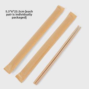 Palillos de <span class=keywords><strong>madera</strong></span> desechables de alta calidad con logotipo personalizado, palillos <span class=keywords><strong>redondos</strong></span> reutilizables de Boutique - Product Image 6