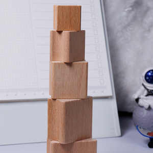 Bán Buôn Đồ Chơi Bằng Gỗ Trẻ Em Khối Tem Sồi Sơn Cong Thủ Công Mỹ Nghệ Người Bạn Giáo Viên Thú Vị Huy Hiệu Chủ Sở Hữu Quà Tặng Khuyến Mãi - Product Image 4