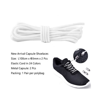 Lacets sans nœuds - Lacets élastiques sans nœuds - Lacets à capsule pour baskets - Taille unique pour adultes et enfants - Product Image 3