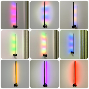 Decorazione per la casa moderna lampada da parete a LED 5200mA ricaricabile con telecomando a colori portatile luce magnetica per corridoio - Product Image 6