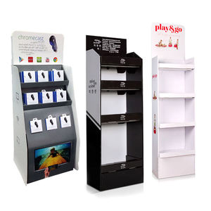 Exhibidores de Cartón Resistentes, Plegables, de Pie, para Minoristas, con Tamaño y Color Personalizables - Product Image 1