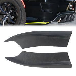 Pièces automobiles, Extension en Fiber de carbone, ailes de bascule inférieures, Kit de couverture d'angle arrière pour Dodge Charger 2015 -2020 - Product Image 1