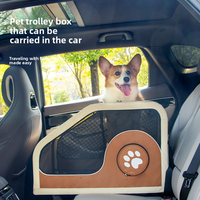 Poussette de luxe pour petits animaux, chien, chat, ou animal de compagnie de type Teddy, pour le voyage, pliable et portable, pour l'exportation