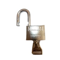Pièces de machine distributrice de jeux d'arcade : Cadenas argenté 40 mm à clé croisée pour porte