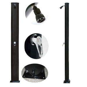 Douche solaire extérieure en aluminium pour piscine, jardin familial, plage avec pomme de douche et douche pour les pieds - Product Image 4