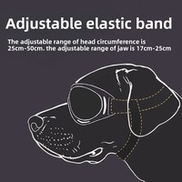 Lunettes de protection Ivy pour animaux de compagnie, lunettes de soleil coupe-vent pour chiens de taille moyenne/grande, utilisation en extérieur, lentilles en PC, monture en TPU, toutes saisons