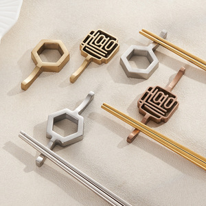 Porta Bacchette Riutilizzabile per Hotel e Ristoranti, Supporto per <span class=keywords><strong>Posate</strong></span> in Acciaio Inox, Supporto Metallico per Bacchette - Product Image 6