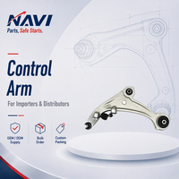 Bras de suspension inférieur avant gauche Navi avec silentbloc pour systèmes de suspension de berlines, remplacement robuste de qualité supérieure 54501 JN01A