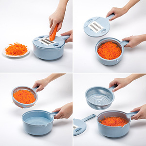 Mesin pemotong sayuran Manual, alat pencacah sayuran Manual, kentang, buah, Dapur, jerami gandum, mesin pemotong sayuran - Product Image 4