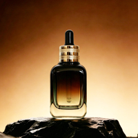 Flacon compte-gouttes en verre ambré de luxe vide de 30 ml (1 oz) pour huiles essentielles et cosmétiques, idéal pour les soins de la peau