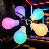 Bombilla de Píxeles RGB Digitales DMX512 de 80 mm y 24 V CC para Iluminación de Eventos en Discotecas