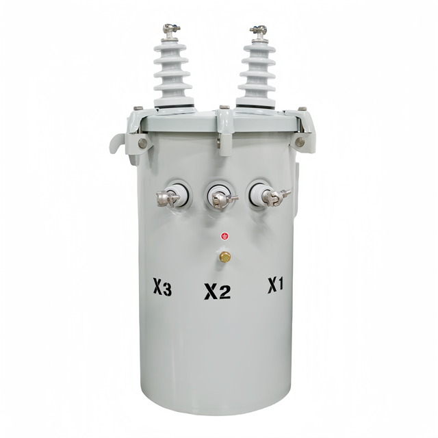 Single Phase 50kVA Transformer, 13.8kV to 120/240V, Pole Mounted, 5 Tap Changer, 60Hz