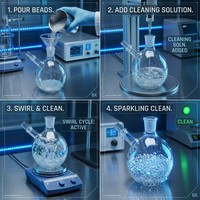 Fournisseur en gros de boules de nettoyage pour verres à vin en acier inoxydable 304 de qualité supérieure pour le nettoyage des décanteurs