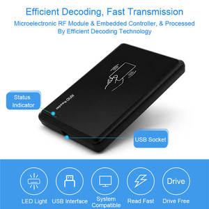 Plug and play thông minh dễ dàng đơn giản Máy tính để bàn tuyển sinh gần <span class=keywords><strong>RFID</strong></span> NFC thẻ USB kiểm soát truy cập đầu đọc thẻ - Product Image 6