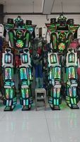 Costume de Robot LED Haut de Gamme Personnalisé pour Adulte – Idéal pour Halloween, Spectacles Lumineux, Mariages, Films et Télévision