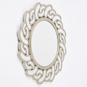 60*60*1,7 cm estilo moderno decorativo forma de <span class=keywords><strong>sol</strong></span> espejos de pared <span class=keywords><strong>espejo</strong></span> de pared redondo de <span class=keywords><strong>plata</strong></span> grande para decoración del hogar - Product Image 1