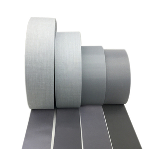 Youguang 반사 소재 고반사 폴리에스터 패브릭 테이프 250-330CD Hivs 안전 의류/가방 반사 스트립에 바느질 - Product Image 1