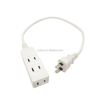Prise de courant de bureau électrique japonaise PSE pour 125V 15A 3 prises en cuivre pur avec fiche à 2 broches