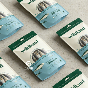 Bolsas Personalizadas con Cierre Vertical para Aperitivos de Mariscos |   Empaque a prueba de humedad de papel de aluminio con orificio euro para snacks liofilizados - Product Image 2