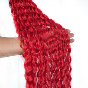Extensions de cheveux synthétiques Jessica Russia Ariel Katrine <span class=keywords><strong>Monica</strong></span>, tresses synthétiques, vague profonde, vague bouclée synthétique, torsades - Product Image 2