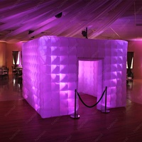 OEM ODM, tente gonflable pour boîte de nuit, fête, discothèque gonflable, discothèque gonflable, tente cubique LED