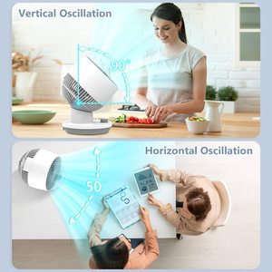 Konwin FS-203 Nhỏ Không Khí Tuần Thông Fan 3 Tốc độ Mạnh Mẽ Luồng Không Khí Dao động Fan Giảm Thuế Lệnh Khẩn Cấp - Product Image 6