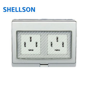 Enchufe de pared moderno Simplex de 16A y 250V, toma de corriente individual de pared con interruptor de 4 vías - Product Image 2