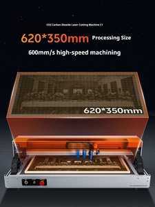 <span class=keywords><strong>Machine</strong></span> de gravure et de découpe laser <span class=keywords><strong>CNC</strong></span> CO2 C1 40W entièrement automatique pour le bois, la pierre, l'acrylique, le verre, <span class=keywords><strong>machine</strong></span> de découpe laser CO2 - Product Image 4